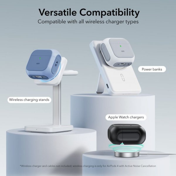 ESR AirPods 4 Cover Orbit Hybrid HaloLock Sort