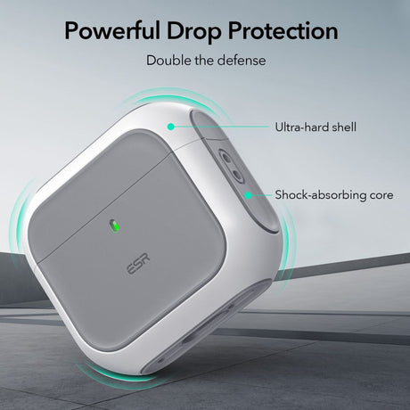 ESR AirPods 4/5 Cover Orbit HaloLock Hvid