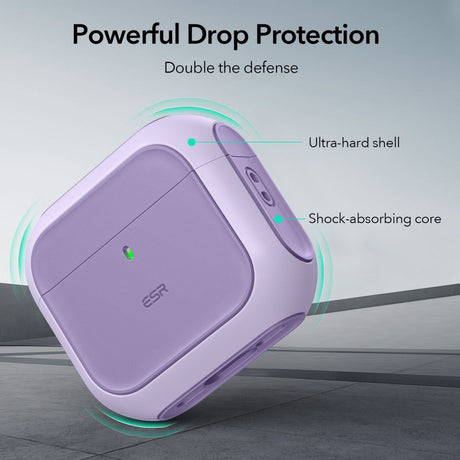 ESR AirPods 4/5 Cover Orbit HaloLock Lilla