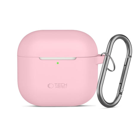 Tech-Protect AirPods 4 Cover Silicone Hook Lyserød