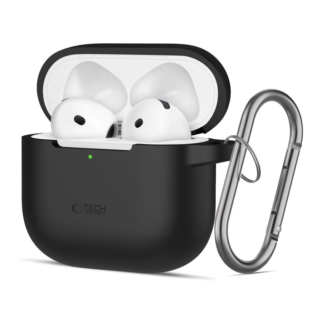 Tech-Protect AirPods 4 Cover Silicone Hook Sort