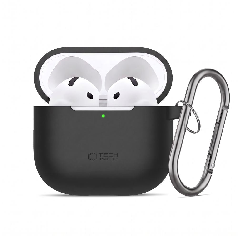 Tech-Protect AirPods 4 Cover Silicone Hook Sort