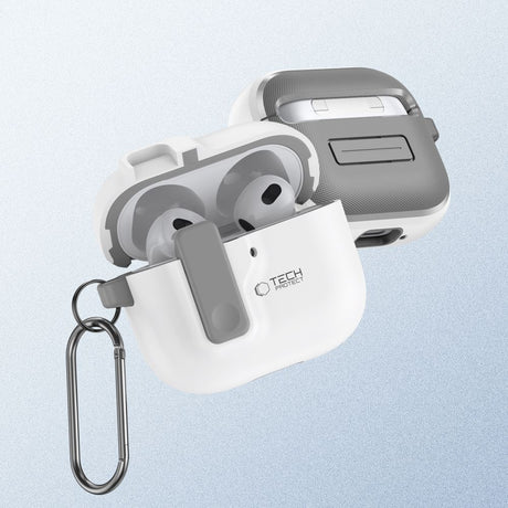 Tech-Protect AirPods 4 Cover Slim Hook Hvid