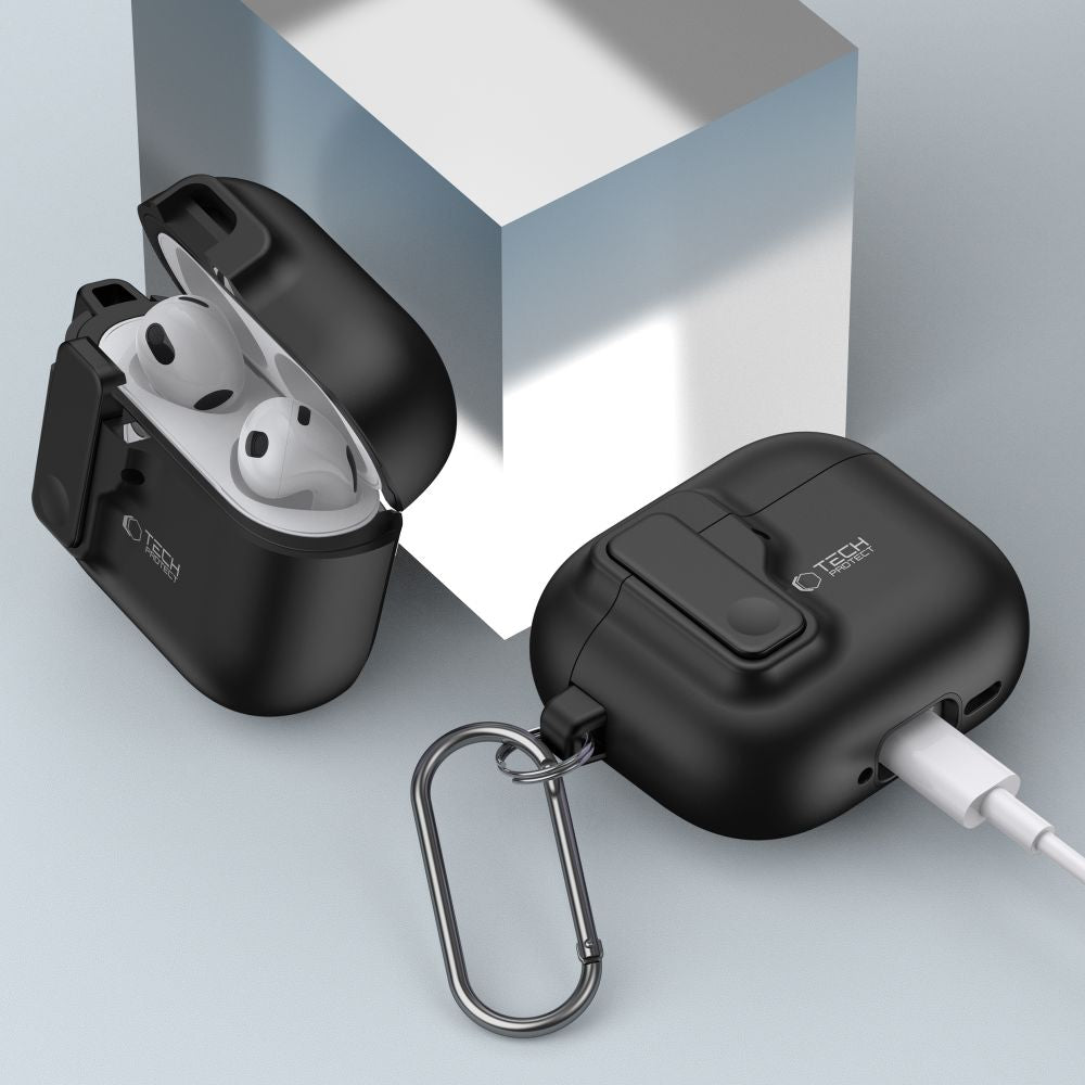 Tech-Protect AirPods 4 Cover Slim Hook Sort