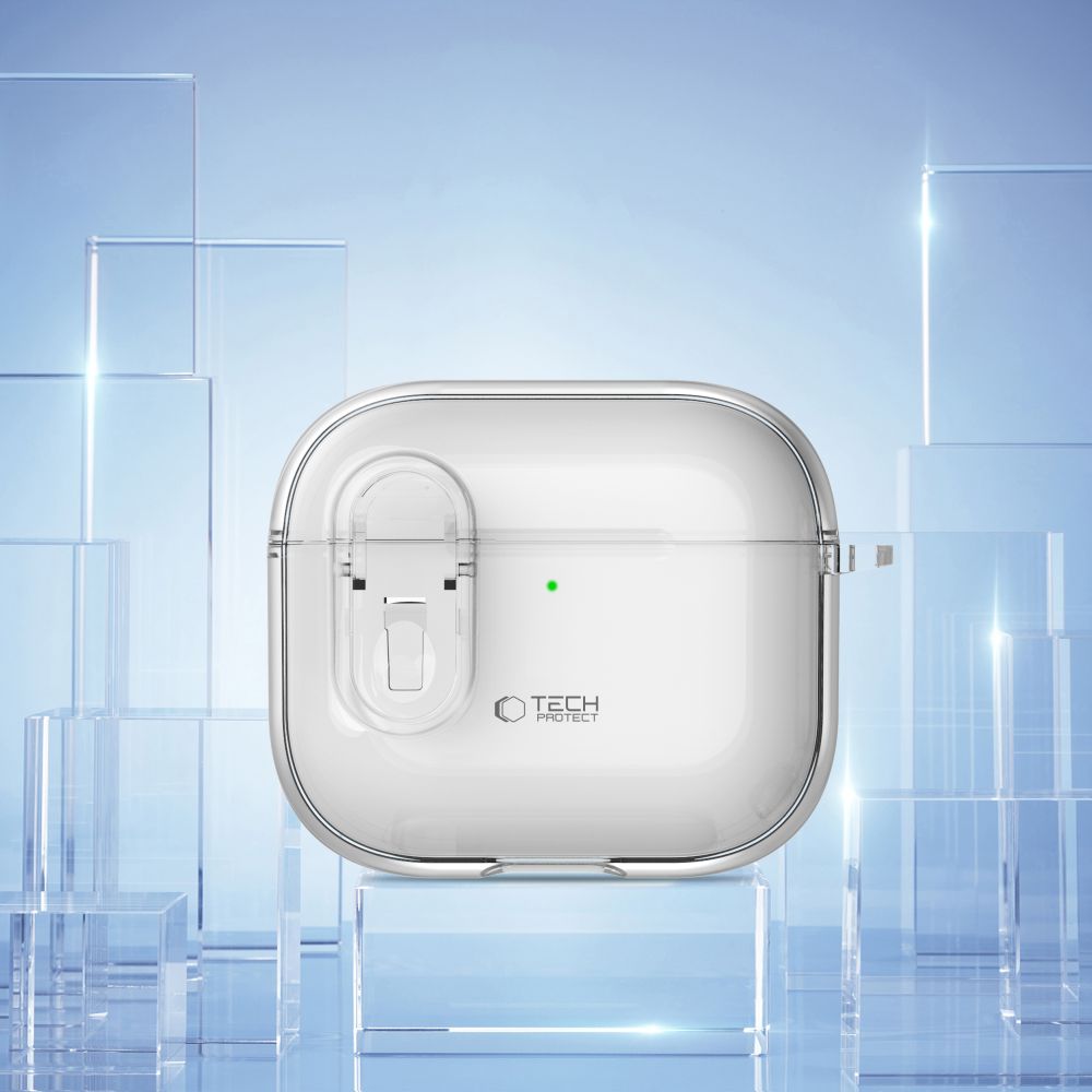 Tech-Protect AirPods 4 Cover Slim Hook Klar