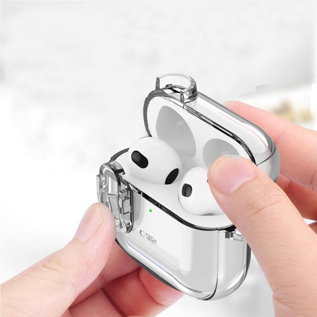 Tech-Protect AirPods 4 Cover Slim Hook Klar