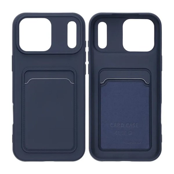 iPhone 17 Pro Max Cover Kortholder Blå