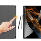 Dux Ducis Samsung Galaxy Tab S8 Ultra/S9 Ultra/S10 Ultra Etui DOMO Series Sort