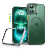 ESR iPhone 16 Cover og Skærmbeskyttelse Classic Pro MagSafe Sæt Grøn