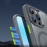 ESR iPhone 16 Pro Cover og Skærmbeskytter Classic Pro MagSafe Sæt Grå