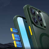 ESR iPhone 16 Pro Cover og Skærmbeskyttelse Classic Pro MagSafe Sæt Grøn