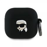 Karl Lagerfeld AirPods 4 Cover Karl 3D Sort