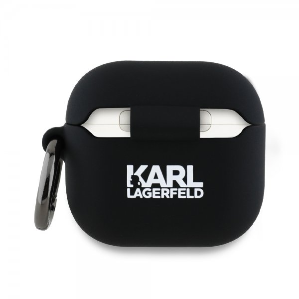 Karl Lagerfeld AirPods 4 Cover Karl & Choupette 3D Sort