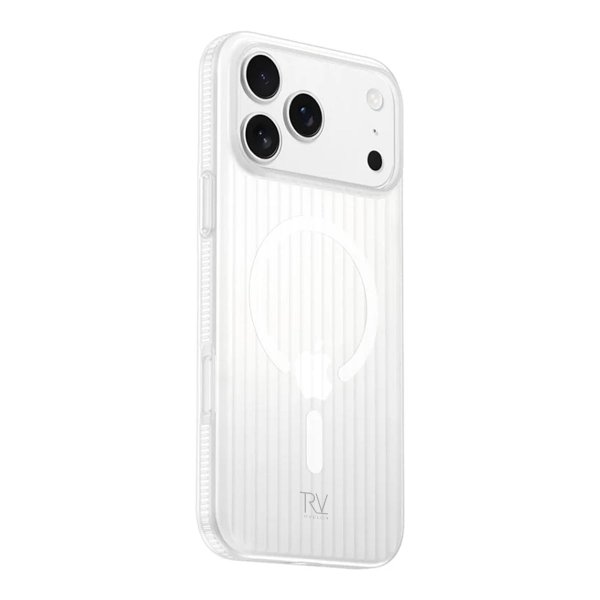 Rvelon iPhone 17 Pro Max Cover Bølget MagSafe Hvid