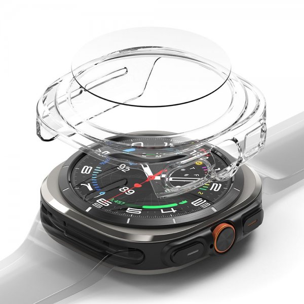 Ringke Samsung Galaxy Watch Ultra 47mm Cover og Skærmbeskyttelse Slim & Glass Transparent