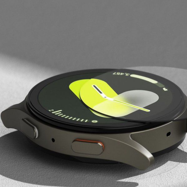 Ringke Samsung Galaxy Watch 7 44mm Skal og Skærmbeskytter Slim & Glass Sort