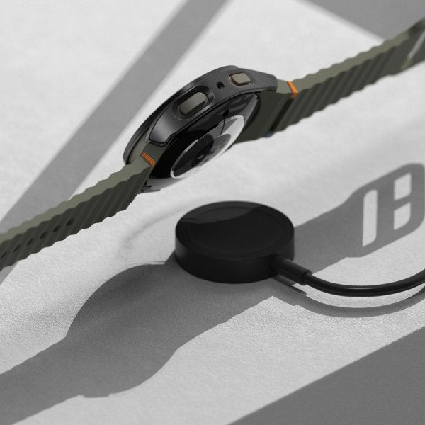 Ringke Samsung Galaxy Watch 7 44mm Skal og Skærmbeskytter Slim & Glass Sort