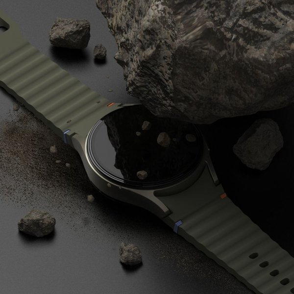 Ringke Samsung Galaxy Watch 7 44mm Skal og Skærmbeskytter Slim & Glass Sort