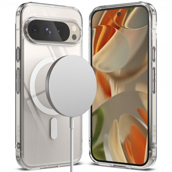Ringke Google Pixel 9/Pixel 9 Pro Cover Fusion Magnetic Transparent