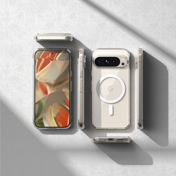 Ringke Google Pixel 9/Pixel 9 Pro Cover Fusion Magnetic Transparent