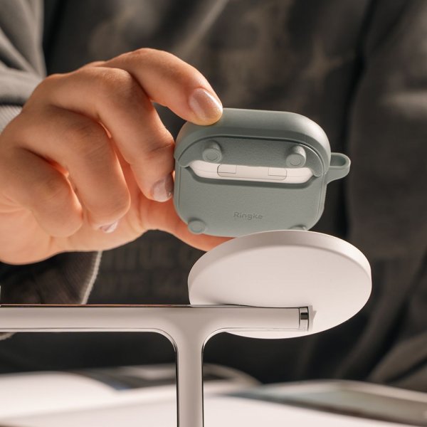 Ringke AirPods 4 Cover Onyx MagSafe Warm Gray
