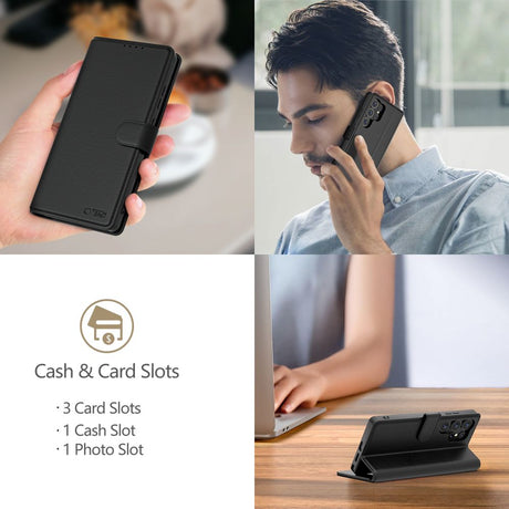 Tech-Protect Samsung Galaxy S25 Etui Wallet Sort