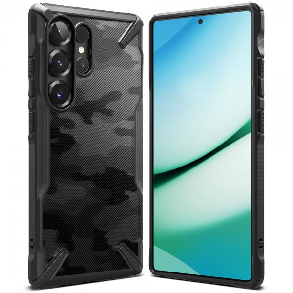 Ringke Samsung Galaxy S25 Ultra Cover Fusion X Camo Black