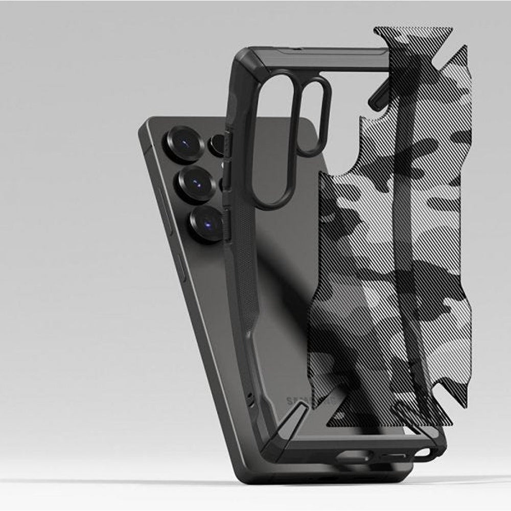 Ringke Samsung Galaxy S25 Ultra Cover Fusion X Camo Black
