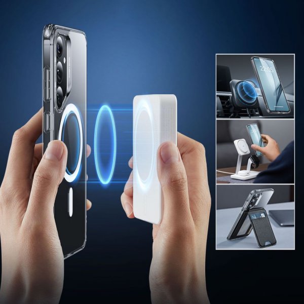 ESR Samsung Galaxy S25 Plus Cover Classic Hybrid HaloLock Transparent