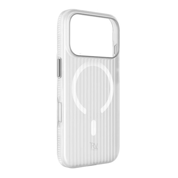 Rvelon iPhone 17 Pro Etui Riflet MagSafe Hvid