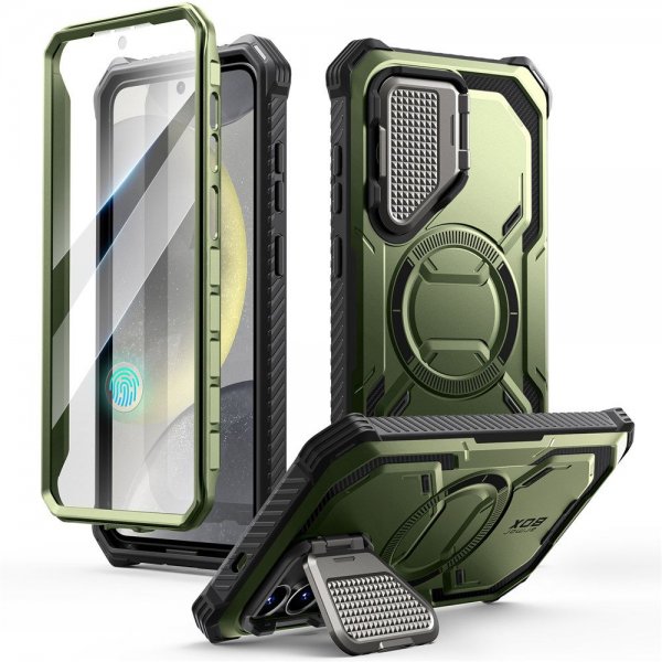 Supcase Samsung Galaxy S25 Cover ArmorBox MagSafe Grøn