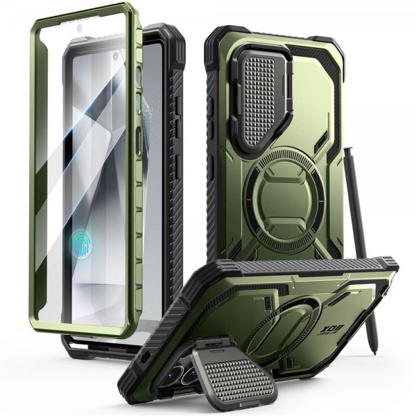Supcase Samsung Galaxy S25 Ultra Cover ArmorBox MagSafe Grøn