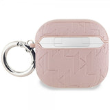 Karl Lagerfeld AirPods 4 Cover Monogram Karl Pink