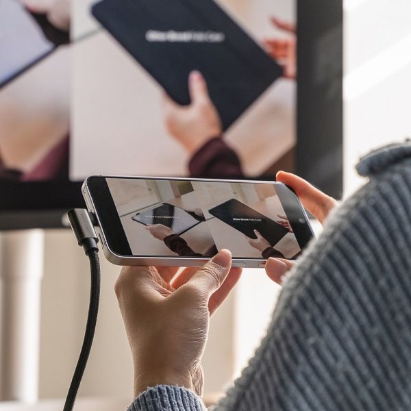 Ringke USB-C Kabel 90 Grader Vinklet USB 3.2 Gen 2 2m