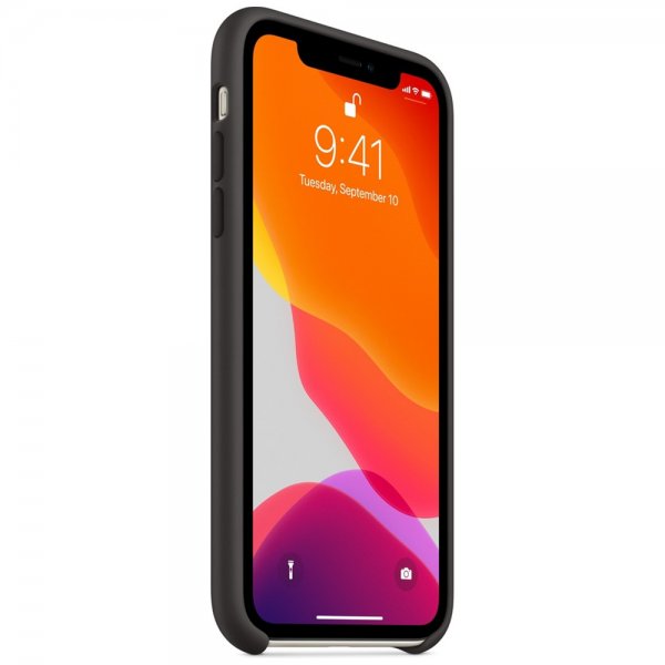Apple Original iPhone 11 Cover Silikone Etui Sort