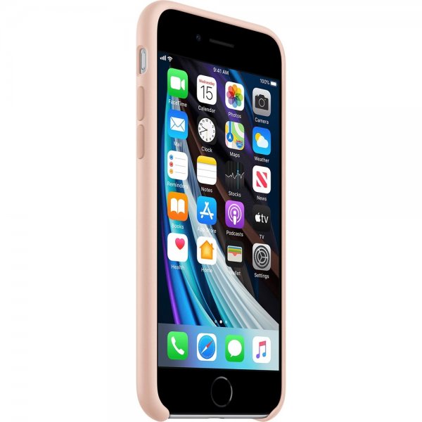 Apple Original iPhone 7/8/SE Cover Silicone Case Pink Sand