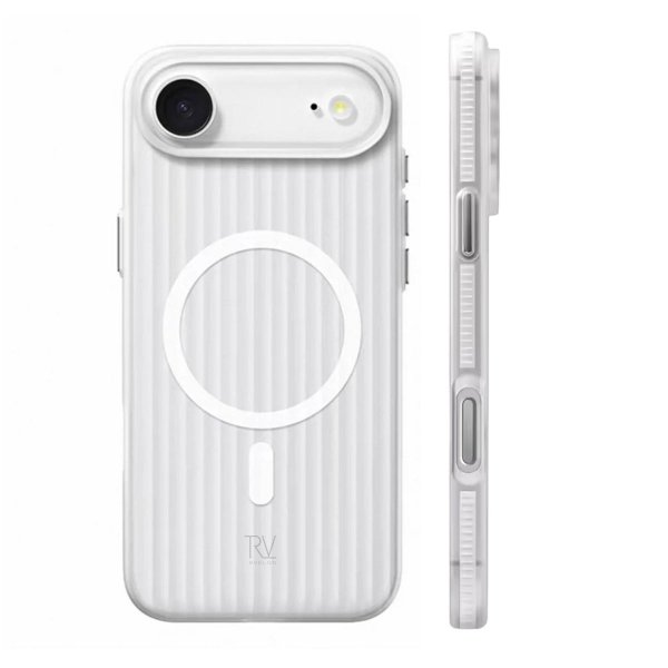 Rvelon iPhone Air Cover Riflet MagSafe Hvid
