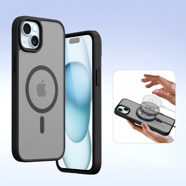 Dux Ducis iPhone 15 Cover 2-i-1 Lawa Series MagSafe Sort