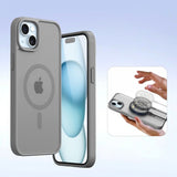 Dux Ducis iPhone 15 Cover 2-i-1 Lawa Series MagSafe Grå