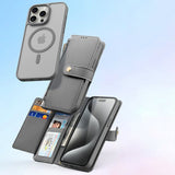 Dux Ducis iPhone 15 Pro Cover 2-i-1 Lawa Series MagSafe Grå