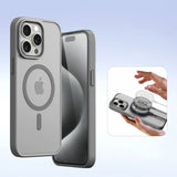 Dux Ducis iPhone 15 Pro Cover 2-i-1 Lawa Series MagSafe Grå