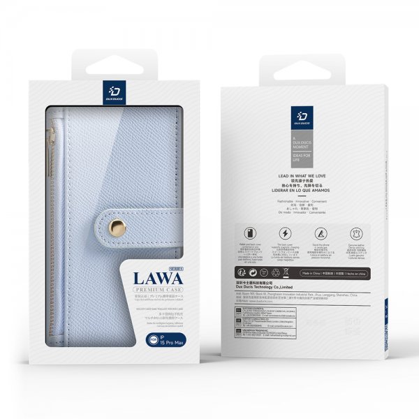 Dux Ducis iPhone 15 Pro Cover 2-i-1 Lawa Series MagSafe Blå