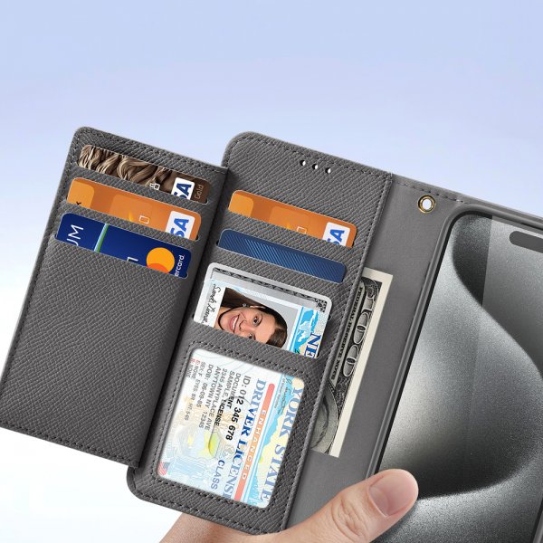 Dux Ducis iPhone 15 Pro Max Cover 2-i-1 Lawa Series MagSafe Grå