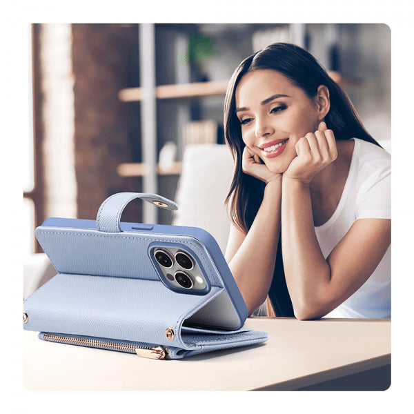 Dux Ducis iPhone 15 Pro Max Cover 2-i-1 Lawa Series MagSafe Blå