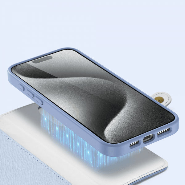 Dux Ducis iPhone 15 Pro Max Cover 2-i-1 Lawa Series MagSafe Blå