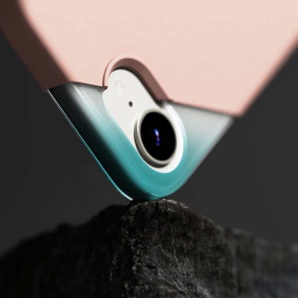 Ringke iPhone 16e/iPhone 17e Cover Silikone Magnetic Pink Sand