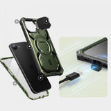 Supcase iPhone 16e/iPhone 17e Cover ArmorBox MagSafe Grøn