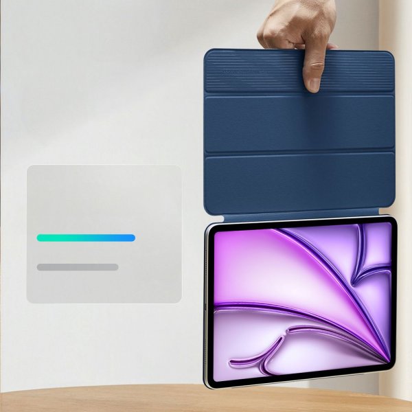 ESR iPad Pro 12.9 (gen 4/5/6)/iPad Air 13 (M2/M3/M4) Cover Rebound Magnetic Blå