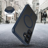 Tech-Protect Samsung Galaxy S25 Cover MagMat MagSafe Mat Navy