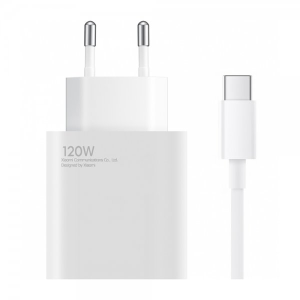 Xiaomi Original Oplader med USB-C kabel 120W HyperCharge Combo 6A